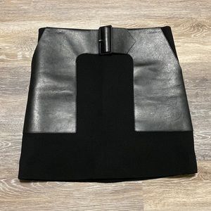 Celine Leather Skirt
